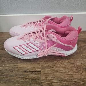 New Adidas Icon Bounce 6 Pink 'Mother’s Day' Baseball Cleats GZ0443 Mens